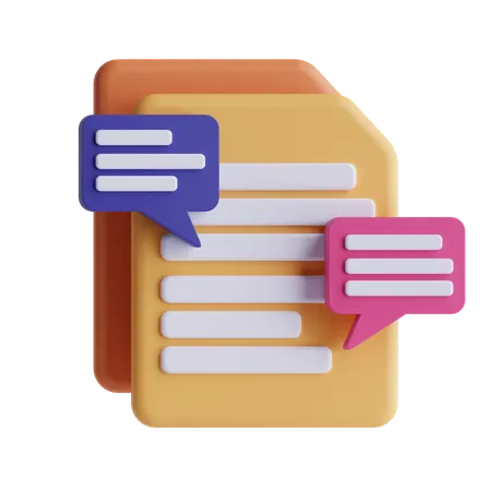 Chat  3D Icon