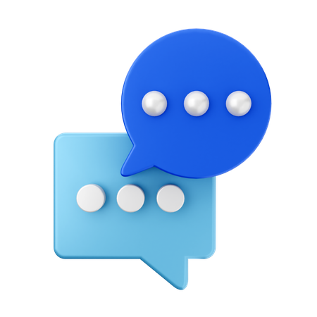 Chat  3D Icon