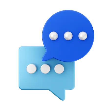 Chat  3D Icon