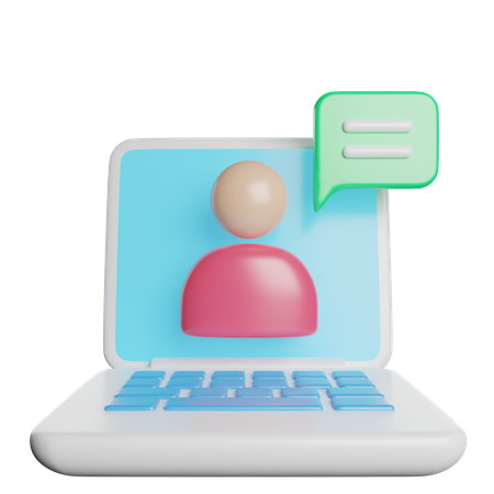 Chat  3D Icon