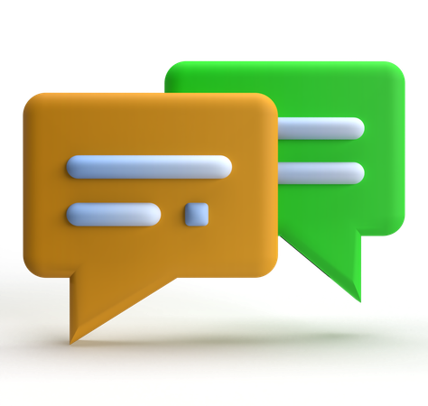 Chat  3D Icon