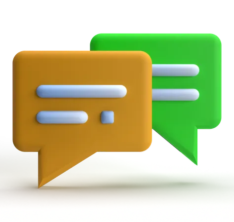 Chat  3D Icon