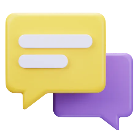 Chat  3D Icon