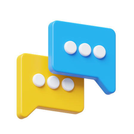 Chat  3D Icon