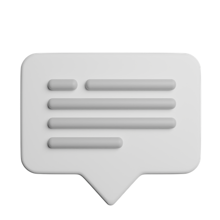 Chat  3D Icon