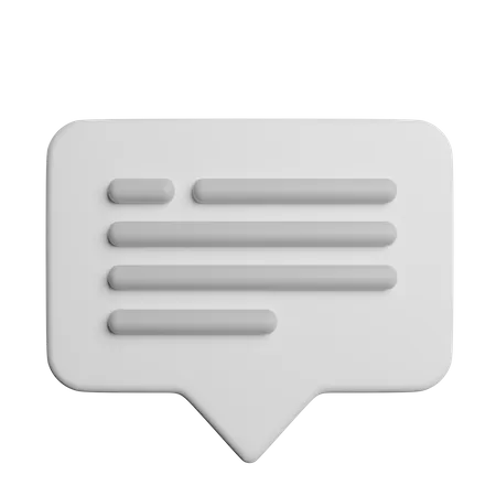 Chat  3D Icon