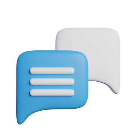 Chat  3D Icon