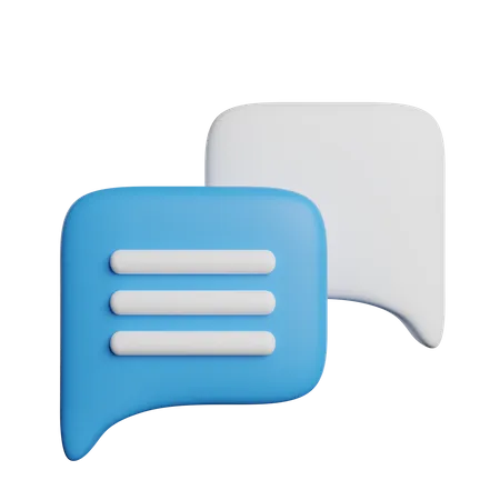 Chat  3D Icon