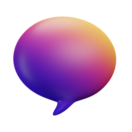 Chat  3D Icon