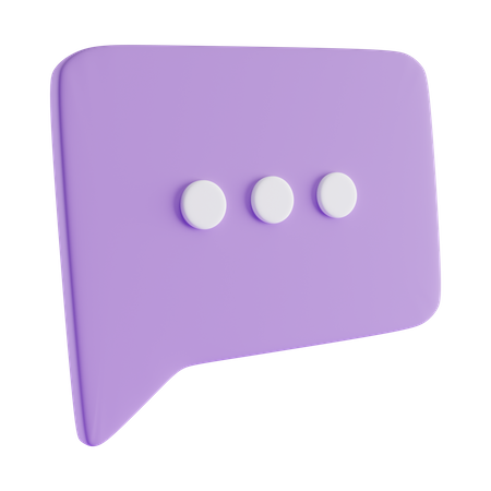 Chat  3D Icon