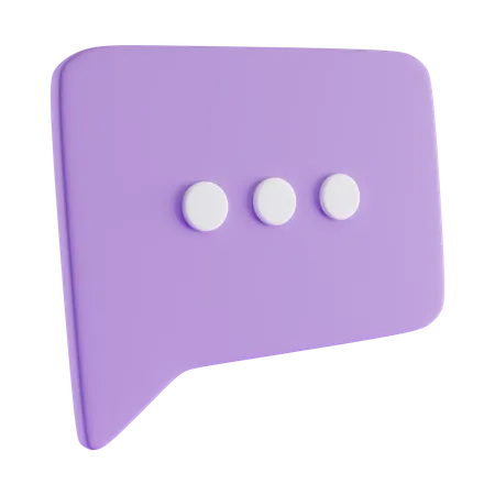 Chat  3D Icon