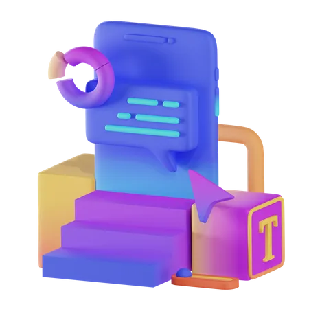 Chat  3D Icon