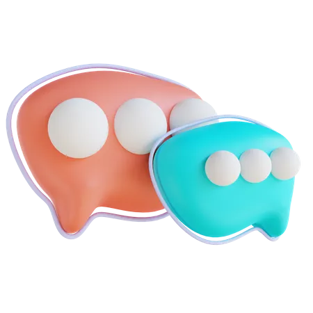 Chat  3D Icon