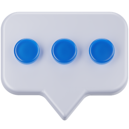 Chat  3D Icon