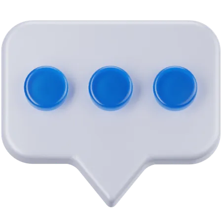 Chat  3D Icon