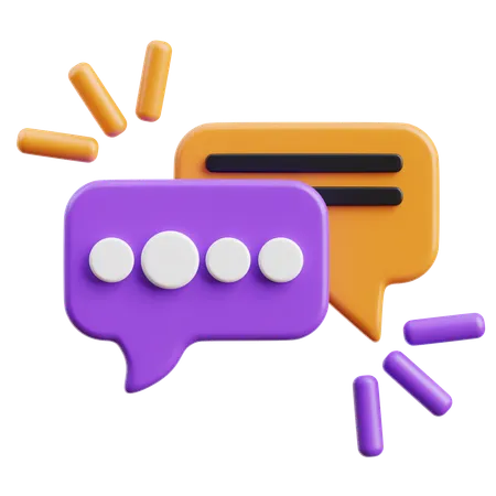 Chat  3D Icon