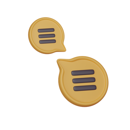 Chat  3D Icon