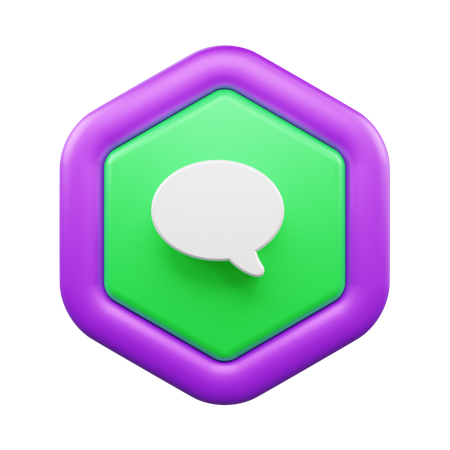 Chat  3D Icon