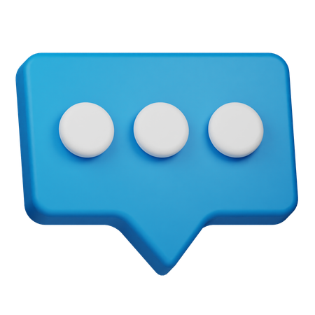 Chat  3D Icon