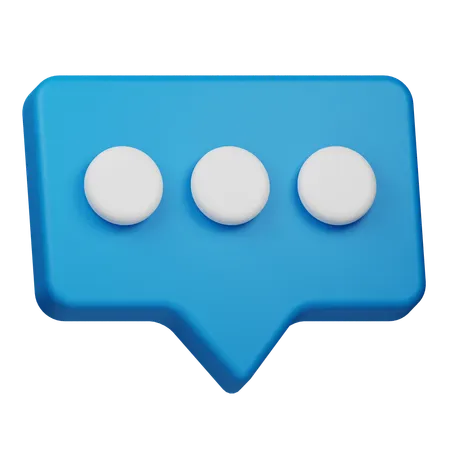 Chat  3D Icon