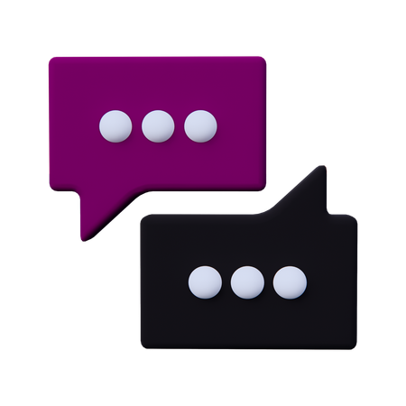 Chat  3D Icon