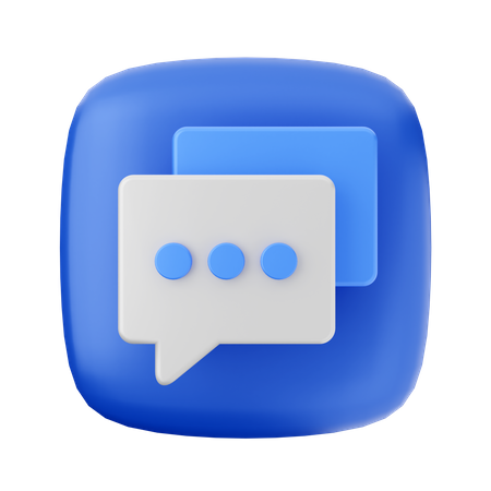 Chat  3D Icon