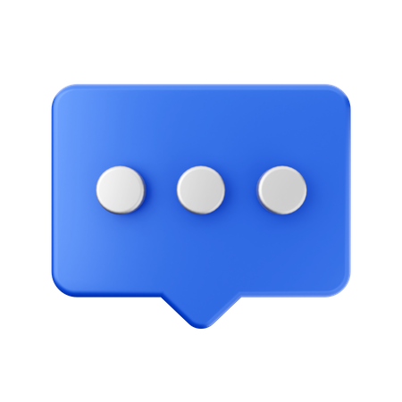 Chat  3D Icon