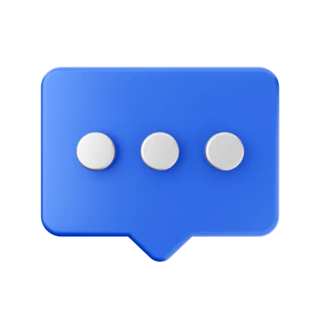 Chat  3D Icon