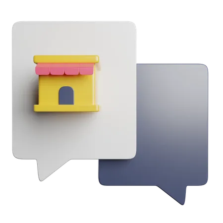 Chat  3D Icon