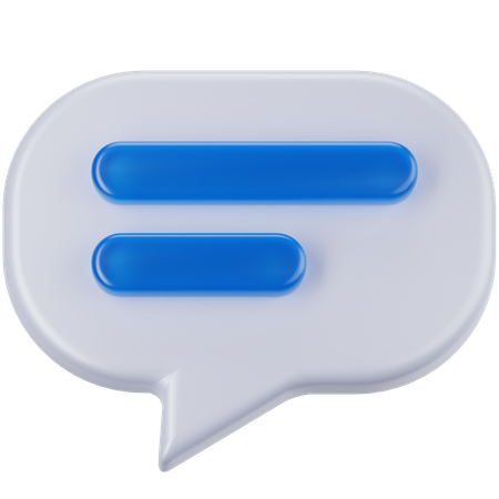 Chat  3D Icon