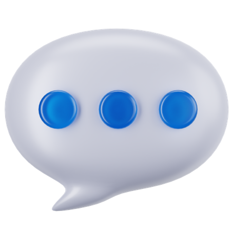 Chat  3D Icon