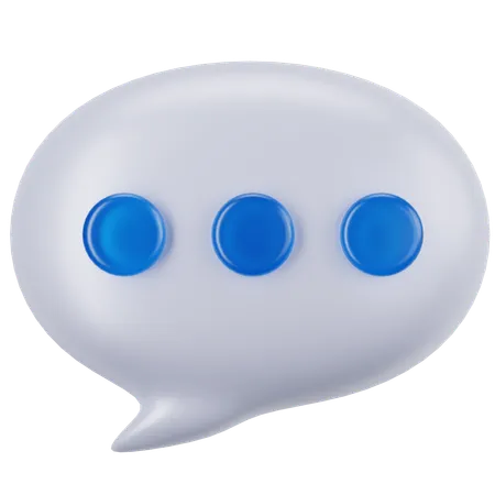 Chat  3D Icon