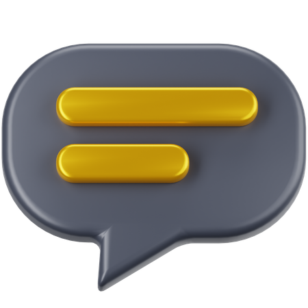 Chat  3D Icon