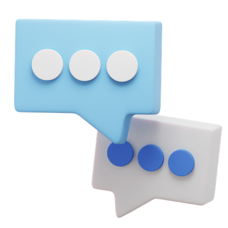 Chat  3D Icon