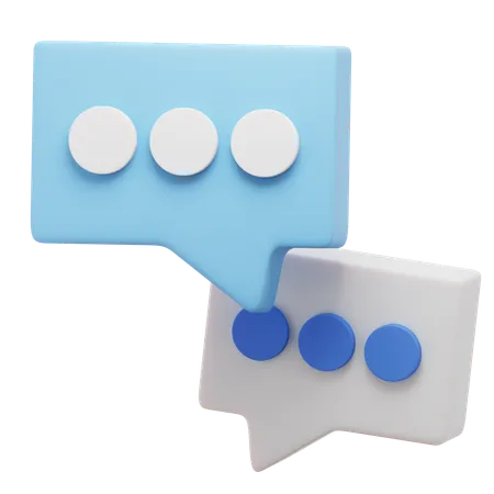 Chat  3D Icon