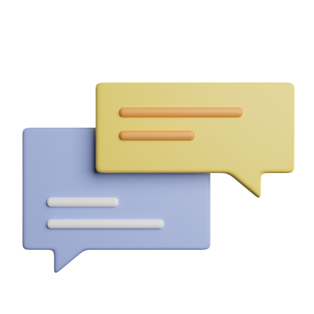 Chat  3D Icon