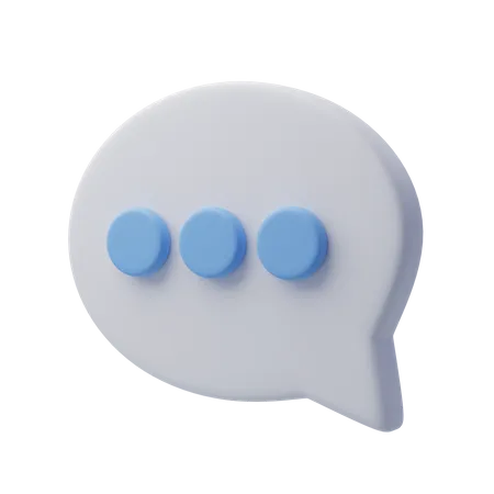 Chat  3D Icon