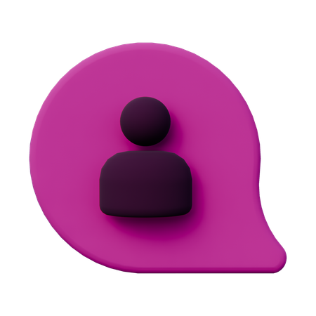 Chat  3D Icon