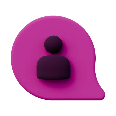 Chat  3D Icon