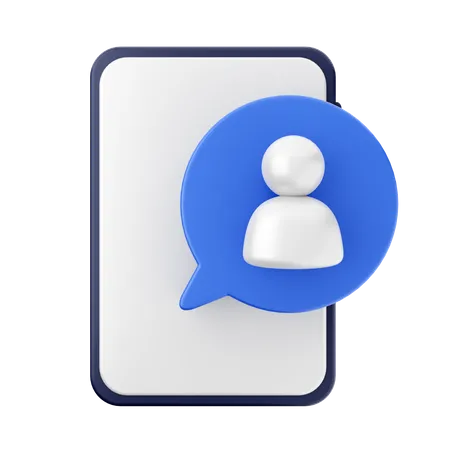 Chat  3D Icon