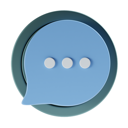 Chat  3D Icon