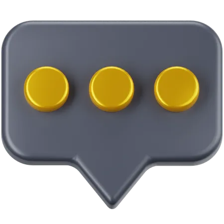 Chat  3D Icon