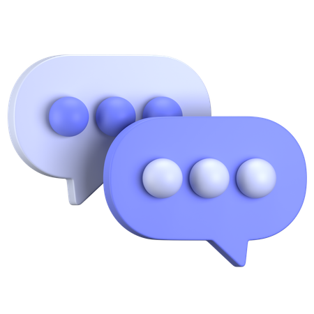 Chat  3D Icon