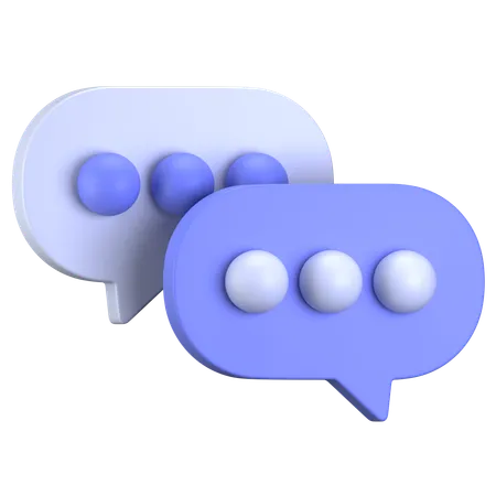 Chat  3D Icon