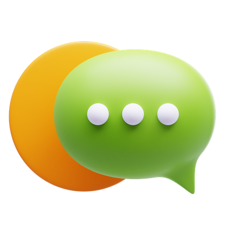 Chat  3D Icon