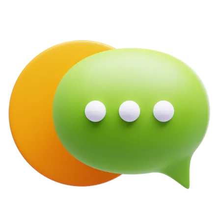 Chat  3D Icon