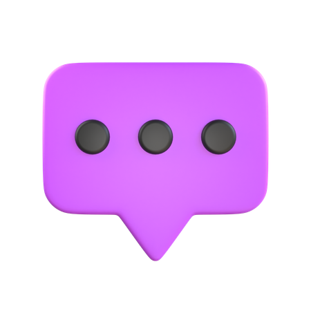 Chat  3D Icon