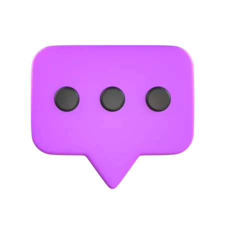 Chat  3D Icon