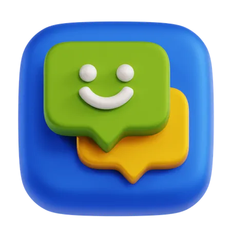 Chat  3D Icon