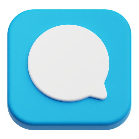 Chat  3D Icon